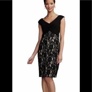 David’s Bridal Plus Sleeveless Lace Dress